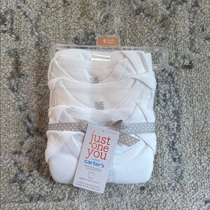 Carter's White Short Sleeve Tees Essential Pack